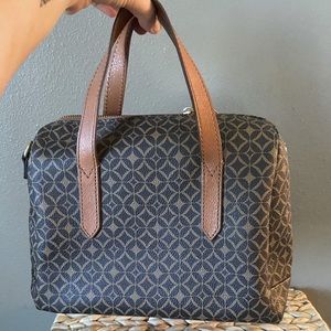 Brown Fossil Satchel